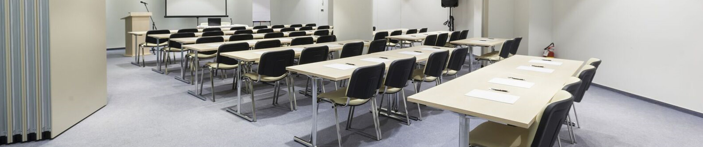 A Primary School Classroom with Commercial Carpet Flooring